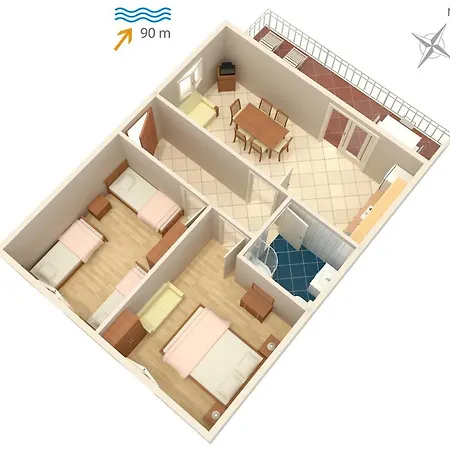 Apartamento Mastrinka 1005a Trogir